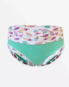 GINA dětské kalhotky klasické dívčí, úzký bok, šité, s potiskem Disco XIX 20027P