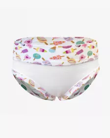 GINA dětské kalhotky klasické dívčí, úzký bok, šité, s potiskem Disco XIX 20027P