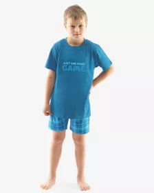 GINA dětské pyžamo krátké chlapecké, šité, s potiskem 69002P
