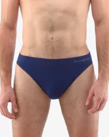 GINA pánské slipy s úzkým bokem, úzký bok, bezešvé, jednobarevné Eco Bamboo 50004P EcoBamboo