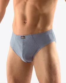 GINA pánské slipy klasické, širší bok, šité, jednobarevné 71055P GINA pánské slipy klasické, širší bok, šité, jednobarevné 71055P