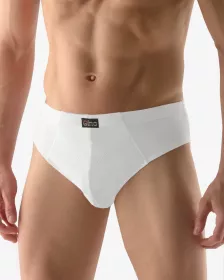 GINA pánské slipy klasické, širší bok, šité, jednobarevné 71055P GINA pánské slipy klasické, širší bok, šité, jednobarevné 71055P