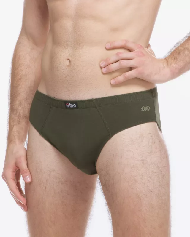 GINA pánské slipy nadměrné, šité, s potiskem 71138P