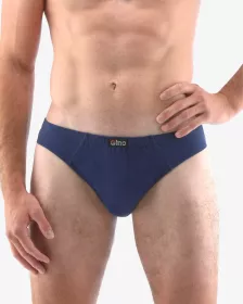 GINA pánské slipy s úzkým bokem, úzký bok, šité, jednobarevné 70047P