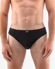 GINA pánské slipy s úzkým bokem, úzký bok, šité, jednobarevné 70047P