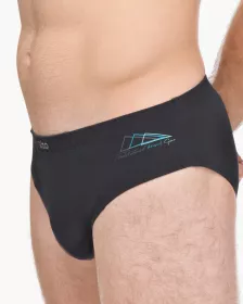 GINA pánské slipy s úzkým bokem, úzký bok, šité, s potiskem 70073P GINA pánské slipy s úzkým bokem, úzký bok, šité, s potiskem 70073P