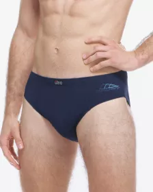 GINA pánské slipy s úzkým bokem, úzký bok, šité, s potiskem  70073P | Černá/Tyrkysová L/XL, Černá/Tyrkysová M/L, Černá/Tyrkysová S/M, Černá/Tyrkysová XL/XXL, Lékořice/Azurová L/XL, Lékořice/Azurová M/L, Lékořice/Azurová S/M, Lékořice/Azurová XL/XXL