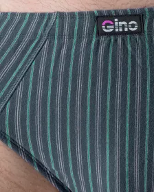 GINA pánské slipy se širším bokem, širší bok, šité 71124P GINA pánské slipy se širším bokem, širší bok, šité 71124P