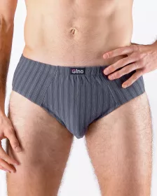 GINA pánské slipy se širším bokem, širší bok, šité 71124P GINA pánské slipy se širším bokem, širší bok, šité 71124P