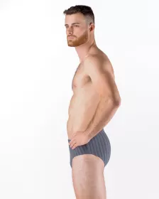 GINA pánské slipy se širším bokem, širší bok, šité 71124P GINA pánské slipy se širším bokem, širší bok, šité 71124P