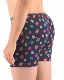 GINA dětské trenky volné chlapecké, šité, s potiskem 25017P