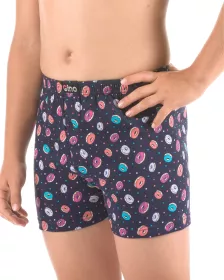 GINA dětské trenky volné chlapecké, šité, s potiskem 25017P