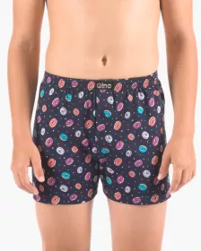 GINA dětské trenky volné chlapecké, šité, s potiskem 25017P