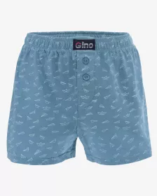 GINA dětské trenky volné chlapecké, šité, s potiskem 65016P - Černá/Petrolejová 152/158 GINA dětské trenky volné chlapecké, šité, s potiskem 65016P - Černá/Petrolejová 152/158