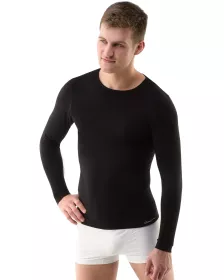 GINA pánské tričko s dlouhým rukávem, dlouhý rukáv, bezešvé, jednobarevné Bamboo PureLine 58004P GINA pánské tričko s dlouhým rukávem, dlouhý rukáv, bezešvé, jednobarevné Bamboo PureLine 58004P