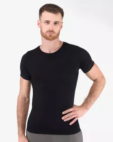 GINA pánské tričko s krátkým rukávem, krátký rukáv, bezešvé, jednobarevné Bamboo PureLine 58003P GINA pánské tričko s krátkým rukávem, krátký rukáv, bezešvé, jednobarevné Bamboo PureLine 58003P