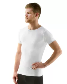 GINA pánské tričko s krátkým rukávem, krátký rukáv, bezešvé, jednobarevné Bamboo PureLine 58003P GINA pánské tričko s krátkým rukávem, krátký rukáv, bezešvé, jednobarevné Bamboo PureLine 58003P