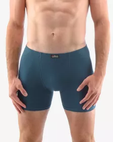 GINA pánské boxerky s delší nohavičkou, delší nohavička, šité, jednobarevné 74086P GINA pánské boxerky s delší nohavičkou, delší nohavička, šité, jednobarevné 74086P