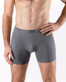 GINA pánské boxerky s delší nohavičkou, delší nohavička, šité, jednobarevné 74086P GINA pánské boxerky s delší nohavičkou, delší nohavička, šité, jednobarevné 74086P