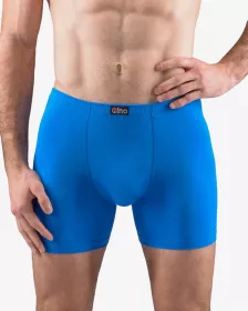 GINA pánské boxerky s delší nohavičkou, delší nohavička, šité, jednobarevné 74086P GINA pánské boxerky s delší nohavičkou, delší nohavička, šité, jednobarevné 74086P