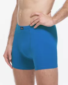 GINA pánské boxerky s delší nohavičkou, delší nohavička, šité, jednobarevné 74090P