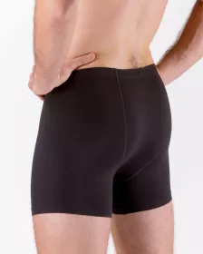 GINA pánské boxerky s delší nohavičkou, delší nohavička, šité, jednobarevné 74090P