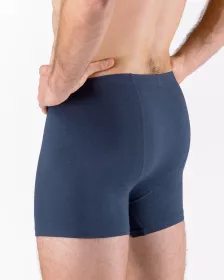 GINA pánské boxerky s delší nohavičkou, delší nohavička, šité, jednobarevné 74090P