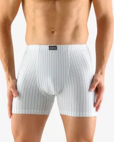 GINA pánské boxerky s delší nohavičkou, delší nohavička, šité 74105P GINA pánské boxerky s delší nohavičkou, delší nohavička, šité 74105P