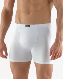 GINA pánské boxerky s delší nohavičkou, delší nohavička, šité, jednobarevné 74116P