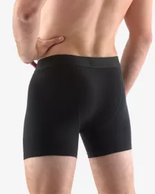 GINA pánské boxerky s delší nohavičkou, delší nohavička, šité, jednobarevné Eco Bamboo 74160P EcoBamboo