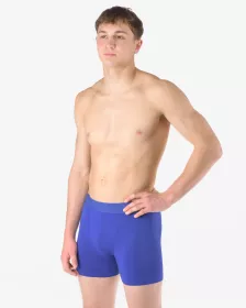 GINA pánské boxerky s delší nohavičkou, delší nohavička, šité, jednobarevné Eco Bamboo 74160P EcoBamboo