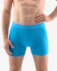 GINA pánské boxerky s delší nohavičkou, delší nohavička, šité, jednobarevné Eco Bamboo 74160P EcoBamboo