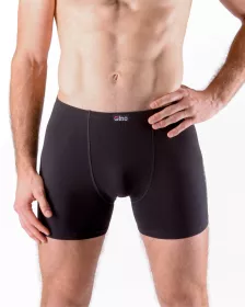 GINA pánské boxerky delší nohavička, šité, s potiskem 74165P