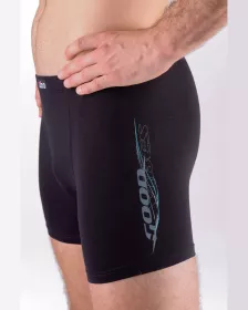 GINA pánské boxerky delší nohavička, šité, s potiskem 74165P