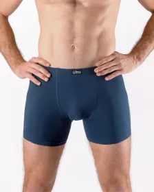 GINA pánské boxerky delší nohavička, šité, s potiskem 74165P