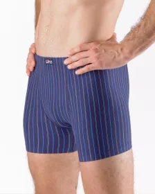 GINA pánské boxerky delší nohavička, šité 74167P