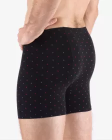 GINA pánské boxerky delší nohavička, šité, s potiskem 74173P