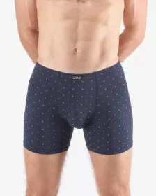 GINA pánské boxerky delší nohavička, šité, s potiskem 74173P