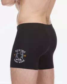 GINA pánské boxerky delší nohavička, šité, s potiskem 74177P