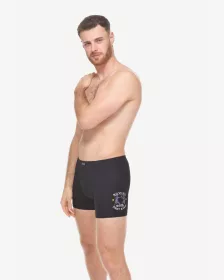 GINA pánské boxerky delší nohavička, šité, s potiskem 74177P