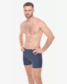 GINA pánské boxerky delší nohavička, šité 74178P