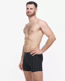 GINA pánské boxerky delší nohavička, šité 74178P