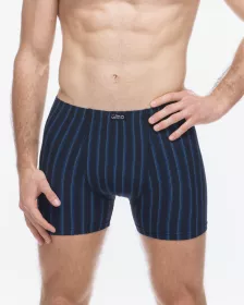 GINA pánské boxerky delší nohavička, šité  74178P | Černá/Šalvěj L/XL, Černá/Šalvěj M/L, Černá/Šalvěj S/M, Černá/Šalvěj XL/XXL, Černá/Šalvěj XXL/3XL, Lékořice/Sv. modrá L/XL, Lékořice/Sv. modrá M/L, Lékořice/Sv. modrá S/M, Lékořice/Sv. modrá XL/XXL, Lékořice/Sv. modrá XXL/3XL