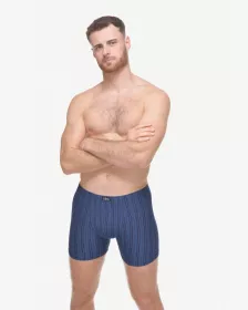 GINA pánské boxerky delší nohavička, šité 74183P