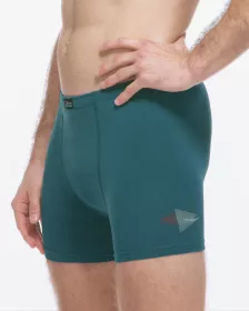 GINA pánské boxerky delší nohavička, šité, s potiskem 74184P