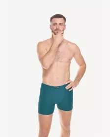 GINA pánské boxerky delší nohavička, šité, s potiskem 74184P