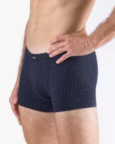 GINA pánské boxerky kratší nohavička, šité, s potiskem 73132P
