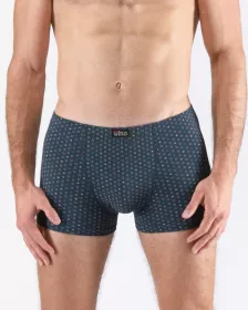 GINA pánské boxerky kratší nohavička, šité, s potiskem 73132P