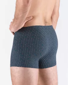 GINA pánské boxerky kratší nohavička, šité, s potiskem 73132P