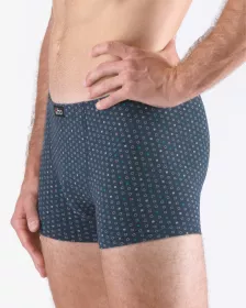 GINA pánské boxerky kratší nohavička, šité, s potiskem 73132P